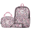 Set de Mochila Charly Unicornio Niña Escolar Lonchera Rosa Infantil