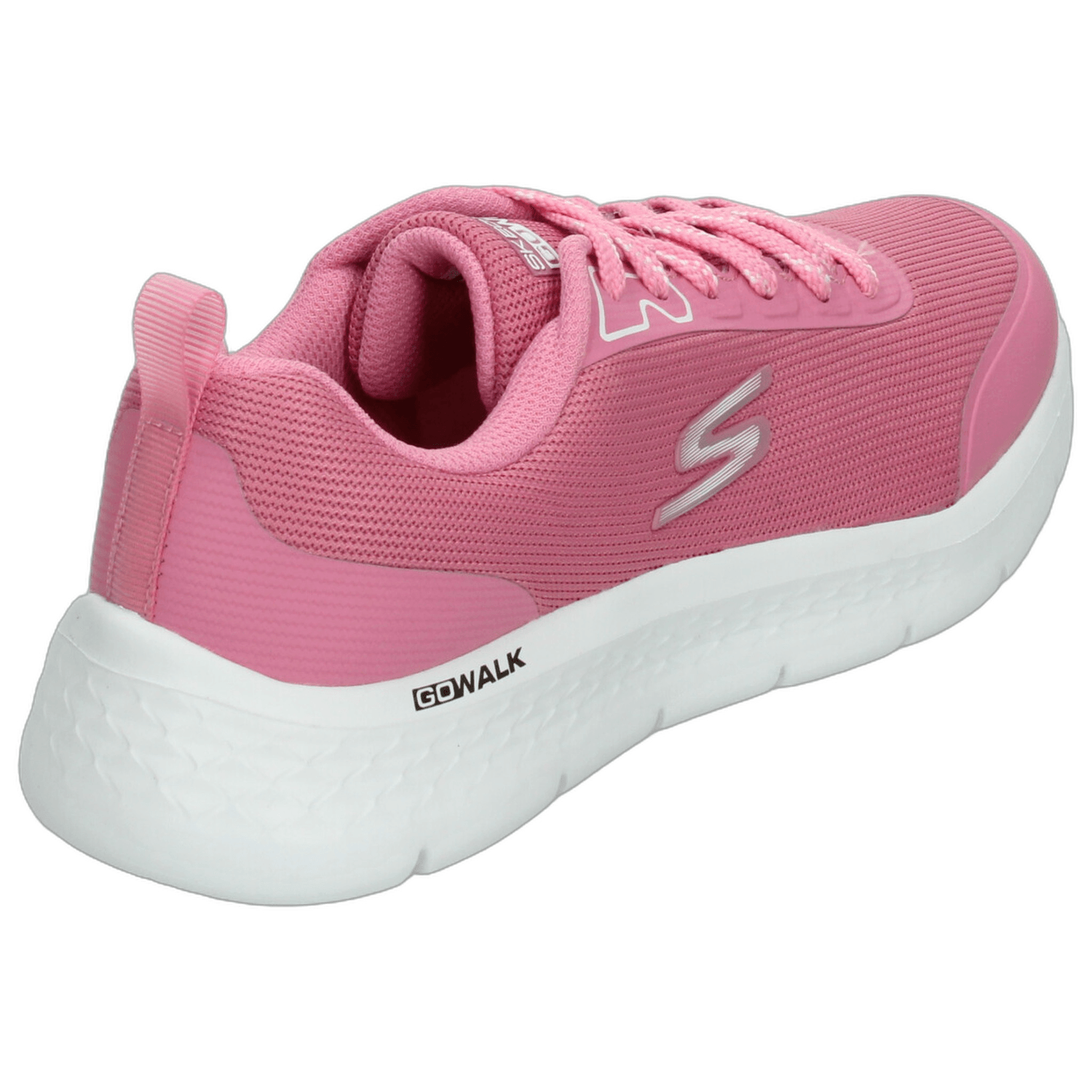 Tenis Skechers Go Walk Dama Deportivo Cintas Rosa Mujer — imagen 3