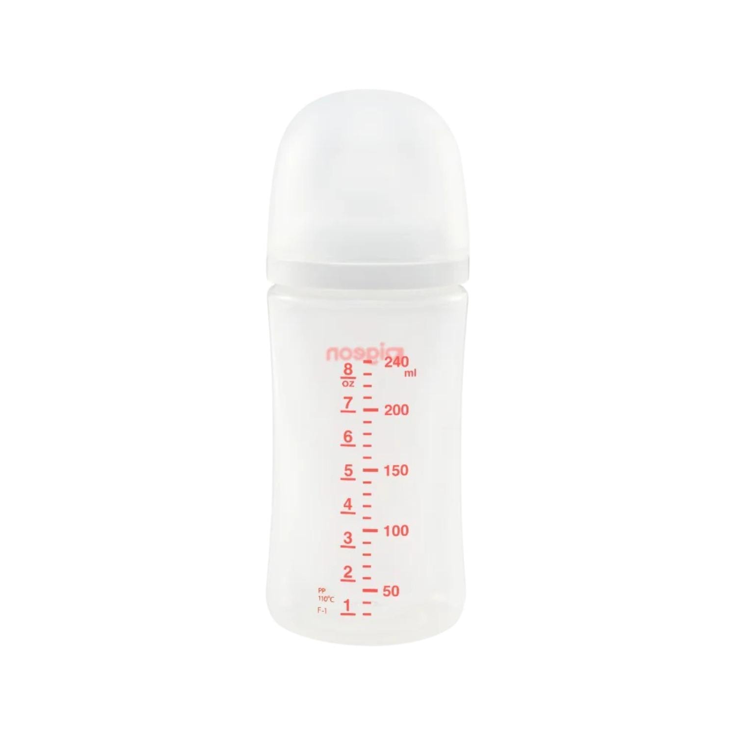 Pack 6 Biberones Pigeon Softouch 240ml/8oz Anticolicos 3m+ — imagen 4