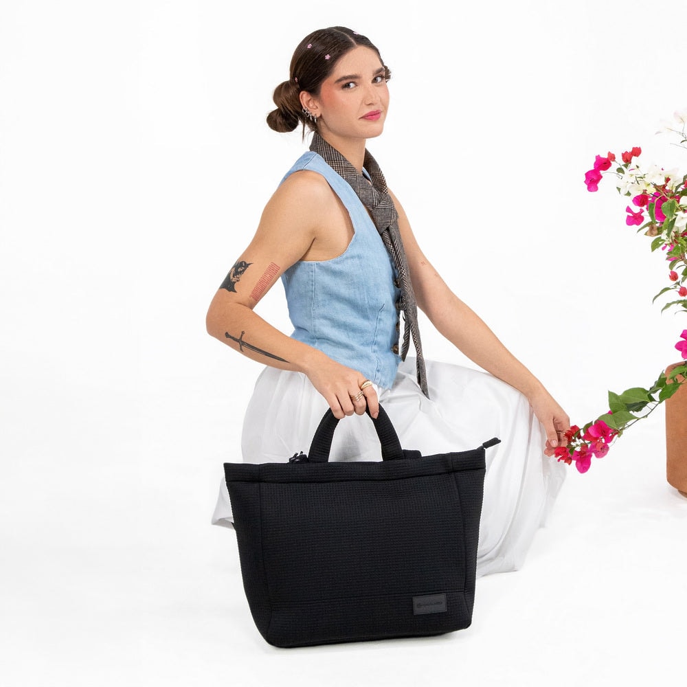 Bolsa para laptop Cool Capital Nara Tote: 15.6" pulgadas Negro — imagen 3