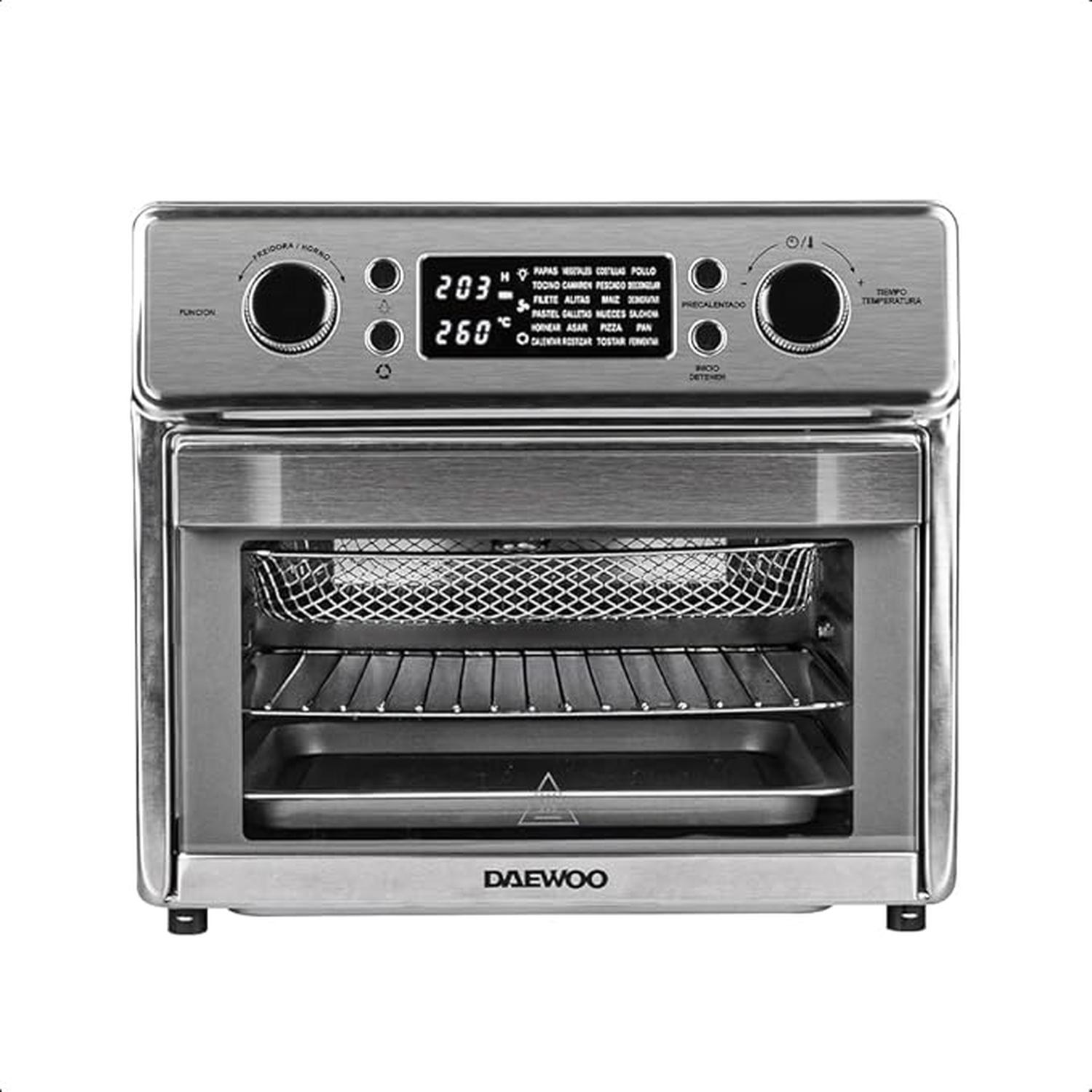 Horno Freidora de Aire Daewoo 25L 3 en 1 Acero Pantalla — imagen 1