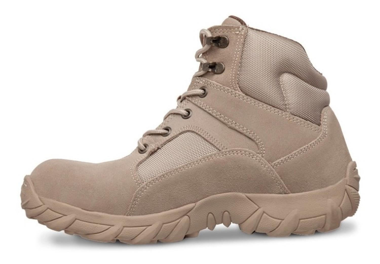 Bota Hombre Militar Corta Botín Táctica Workland 76223 Arena — imagen 4