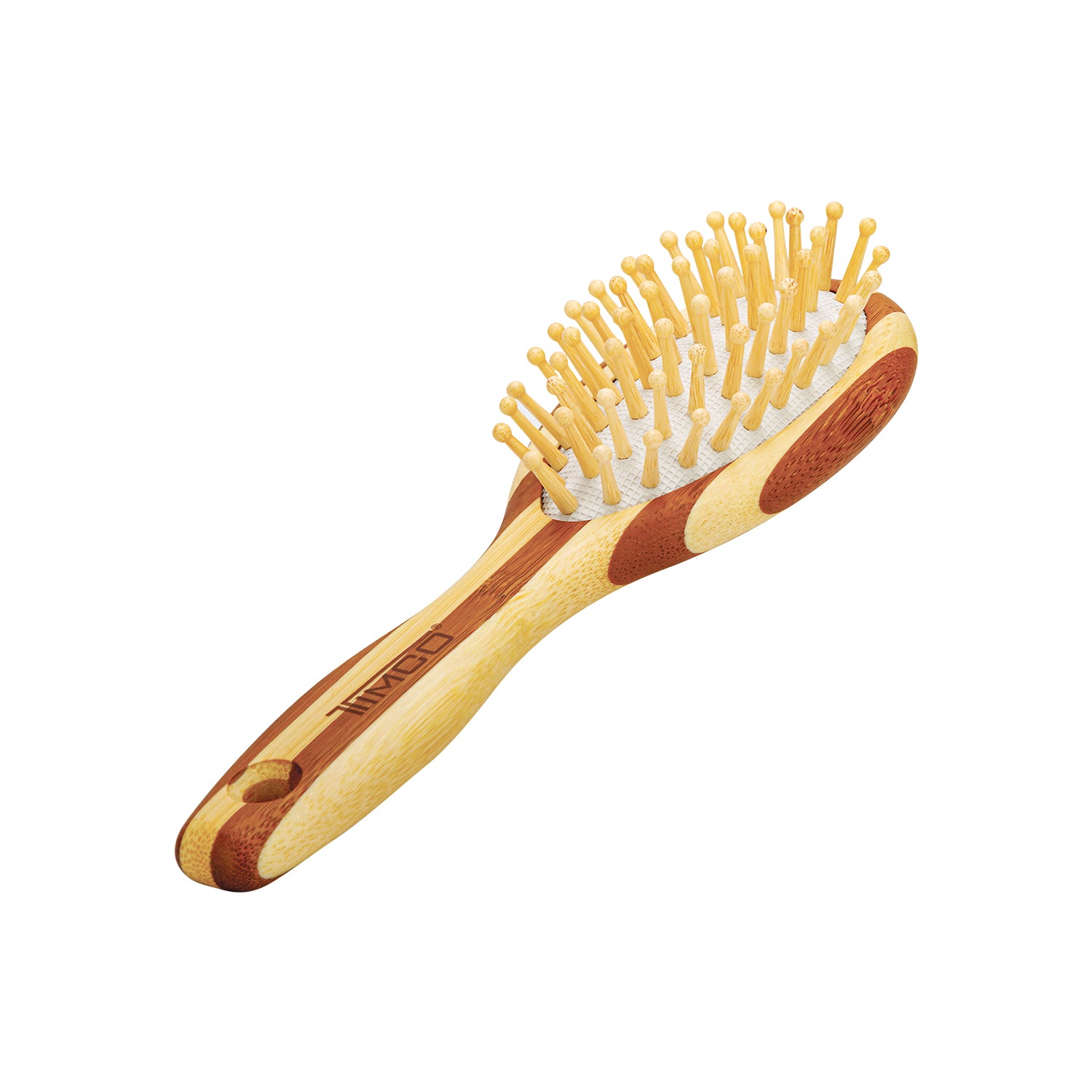 Cepillo de Cabello Madera Natural Acolchado Cuidado del Cuero Cabelludo Timco CMC01 — imagen 3
