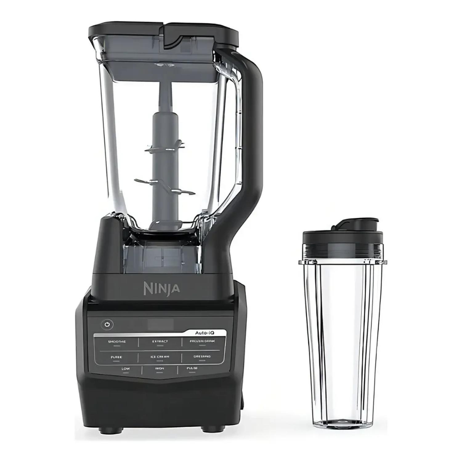 Licuadora Ninja Duo Auto IQ 1100W con Vaso Individual Negro BN642 — imagen 1