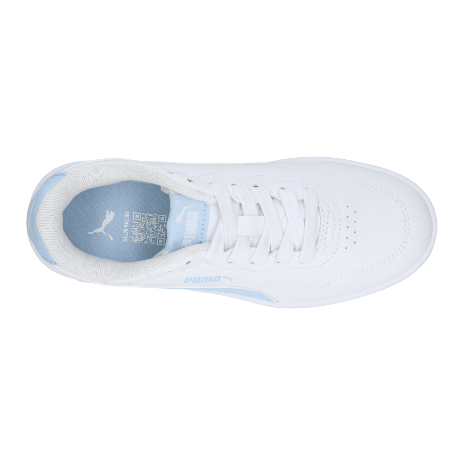 Tenis Puma Court Lally Dama Casual Cintas Blanco Mujer — imagen 8