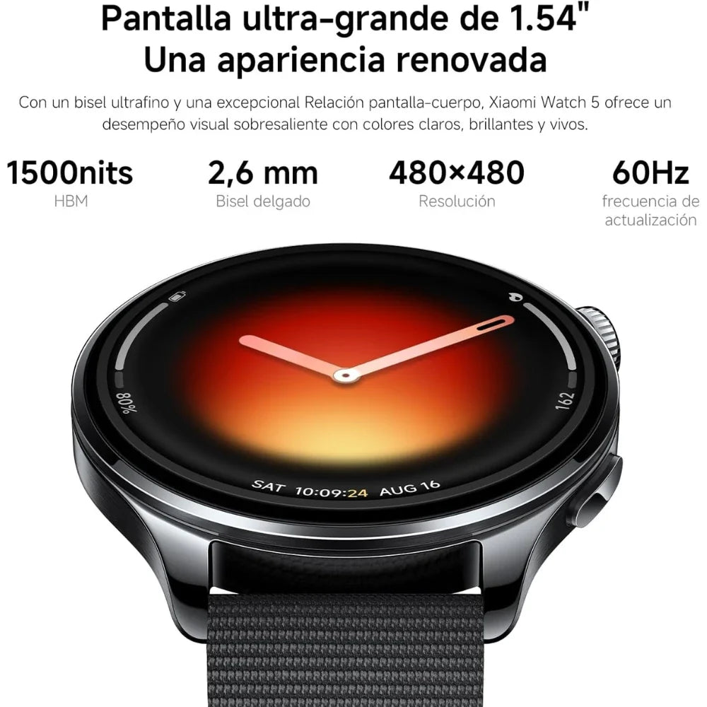 Smartwatch Xiaomi Watch 5 - Negro — imagen 5