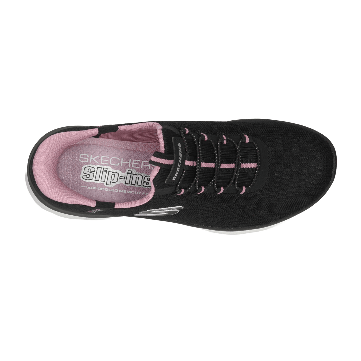 Tenis Dama Skechers Slip-ins Negro Deportivo Mujer — imagen 9
