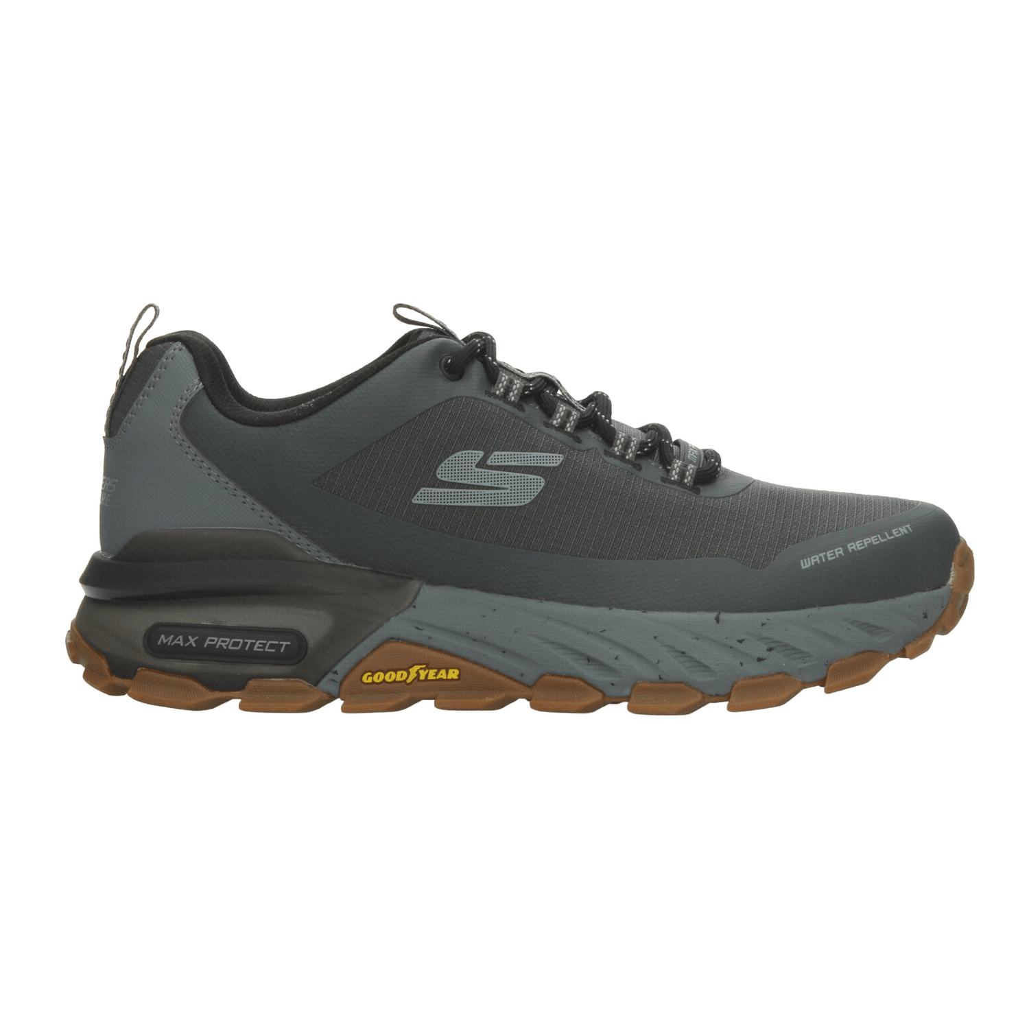 Tenis Hombre Skechers Max Protect Gris Senderismo Outdoor Caballero — imagen 2