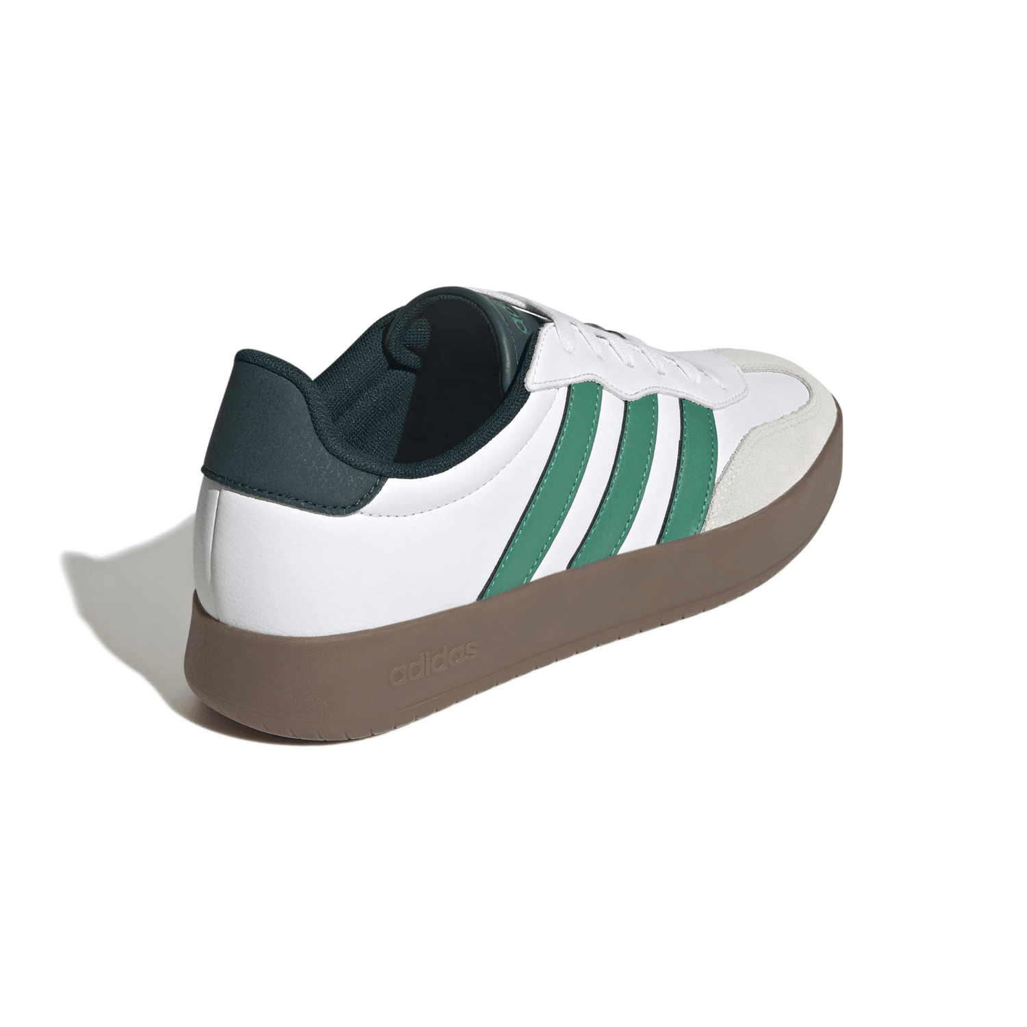 Tenis Adidas Barreda Hombre Blanco Verde Casual Para Caballero — imagen 4