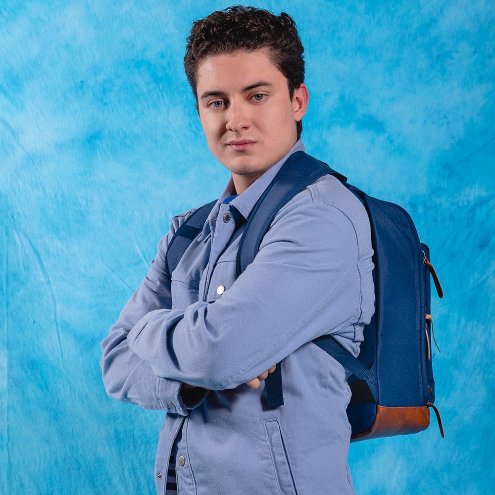 Mochila para laptop CoolCapital Berlin 15" pulgadas Azul — imagen 19