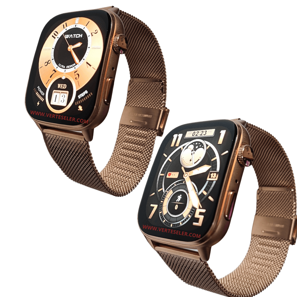 G-Tide S6 Pro Smartwatch – Innovación, llamada, notificaciones, correas metálicas,deportes,salud.Dorado. — imagen 11