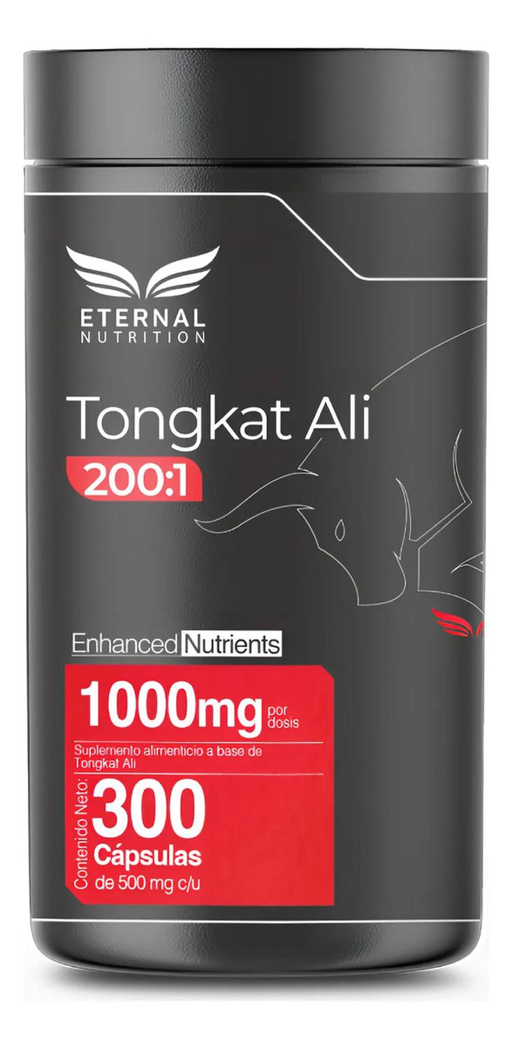 Ultra Pure: Tongkat Ali 200:1 Men's Testo, Extracto Concentrado, Vitalidad Masculina, 300 Cápsulas — imagen 1