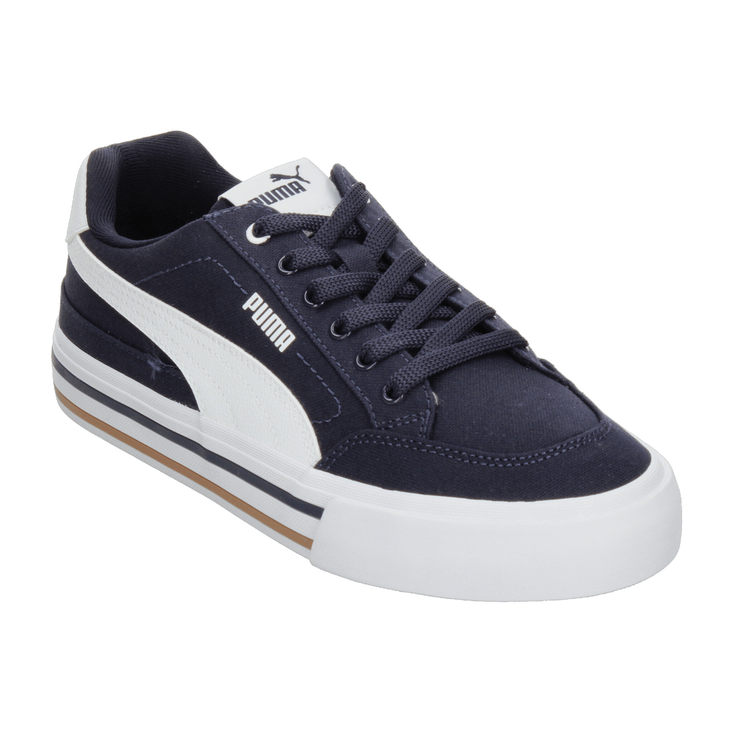 Tenis Puma Court Classic Vulc Hombre Azul Casual Caballero — imagen 5