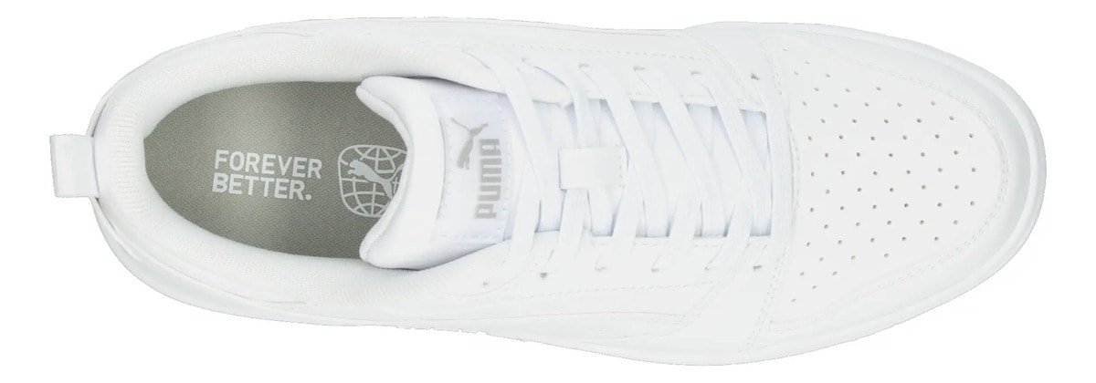 Tenis Puma Rebound V6 Low Hombre Casual Blanco Caballero — imagen 17