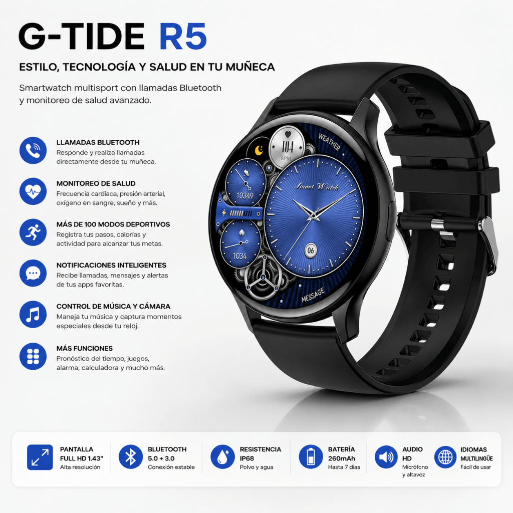XIAOMI POCO C71 128 GB + Smartwatch G-Tide R5 + Bocina Bluetooth Sanag M15 — imagen 8
