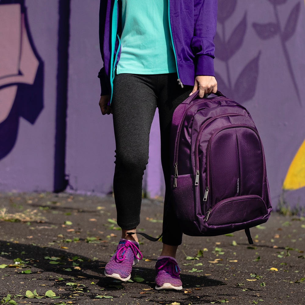 Mochila para laptop CoolCapital Bast 15.6" pulgadas Morado — imagen 9
