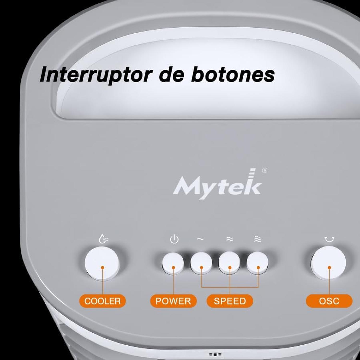 ENFRIADOR DE AIRE VENTILADOR PORTATIL MYTEK 3811 4 LT — imagen 5