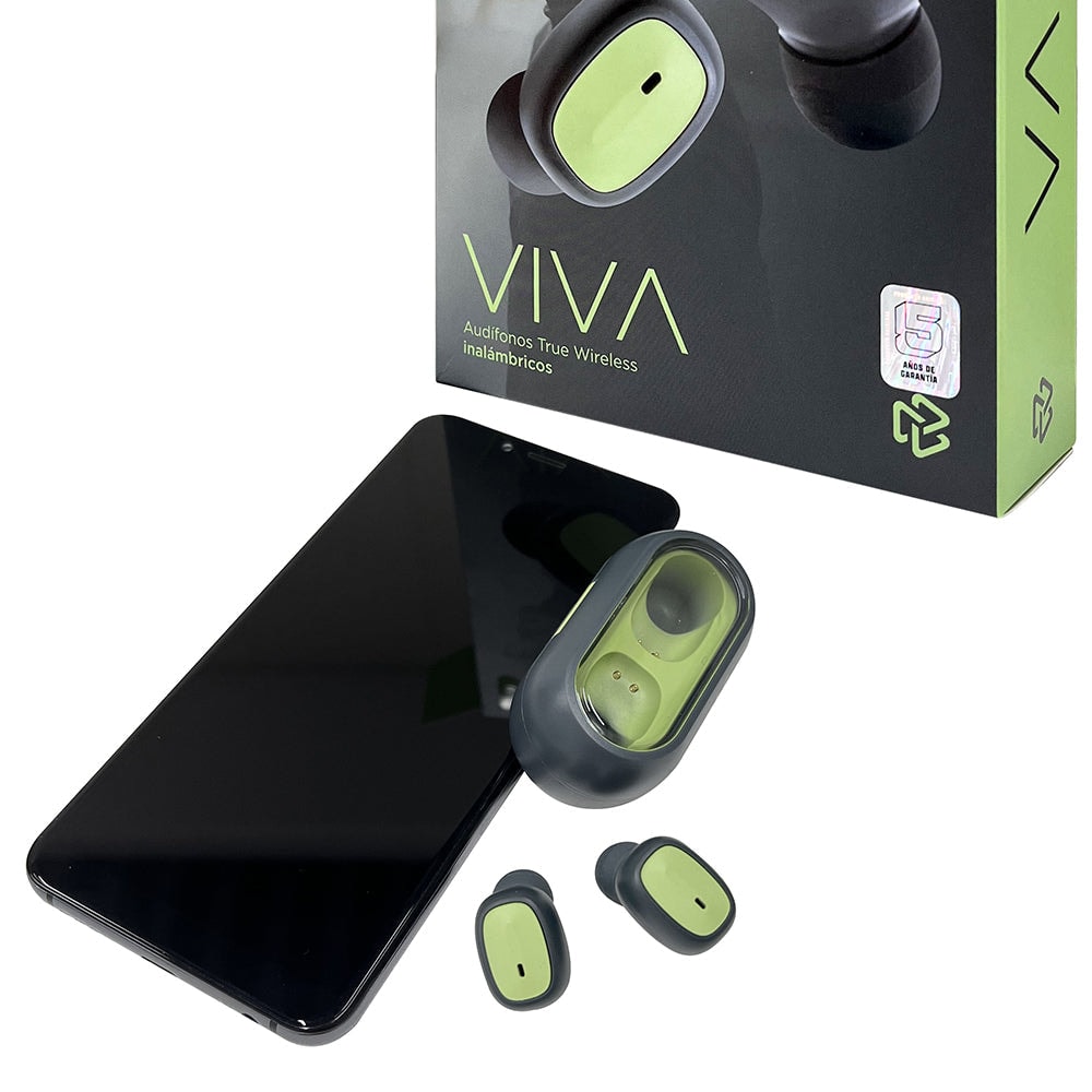 Audifonos Inalámbricos Tws Viva STF 12hrs Uso Verde — imagen 5