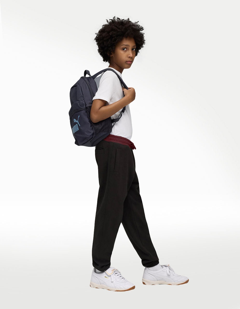 Pants Puma Wardrobe Ess Go Together Negro - Niño — imagen 4