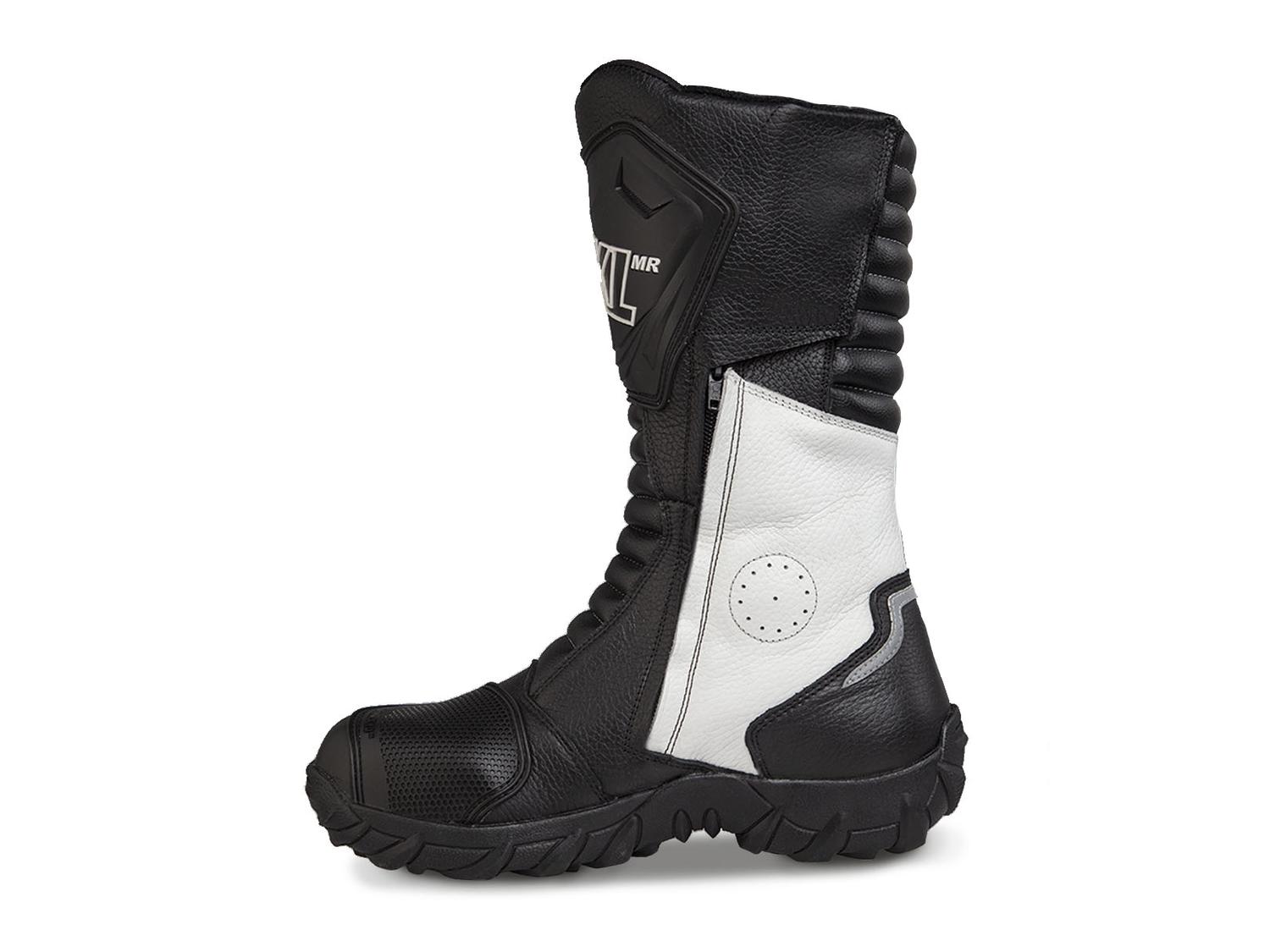 Botas Hombre Moto Biker Doble proposito Workland Shin Blanco — imagen 4