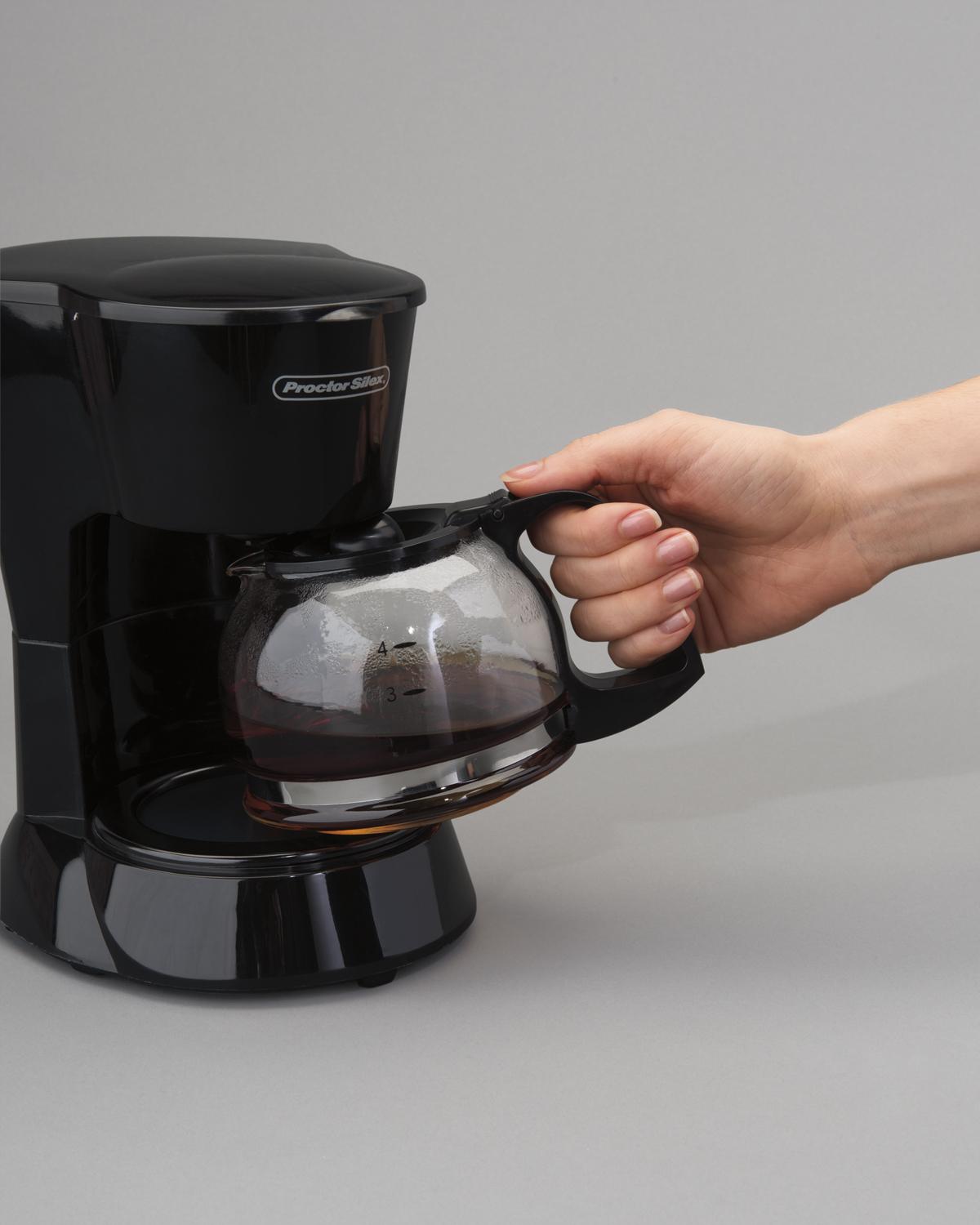 Cafetera Proctor Silex 48138 4 Tazas Negro Jarra de Vidrio — imagen 3