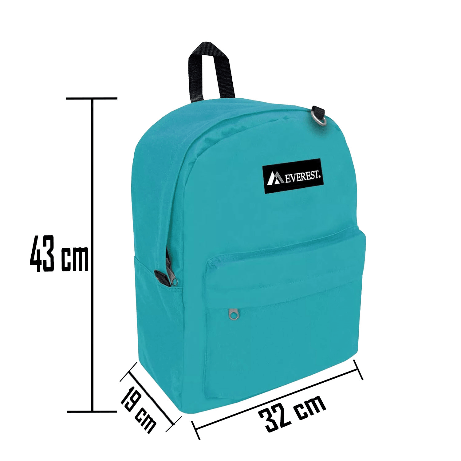Mochila Everest Unisex Casual Turquesa Unisex — imagen 2