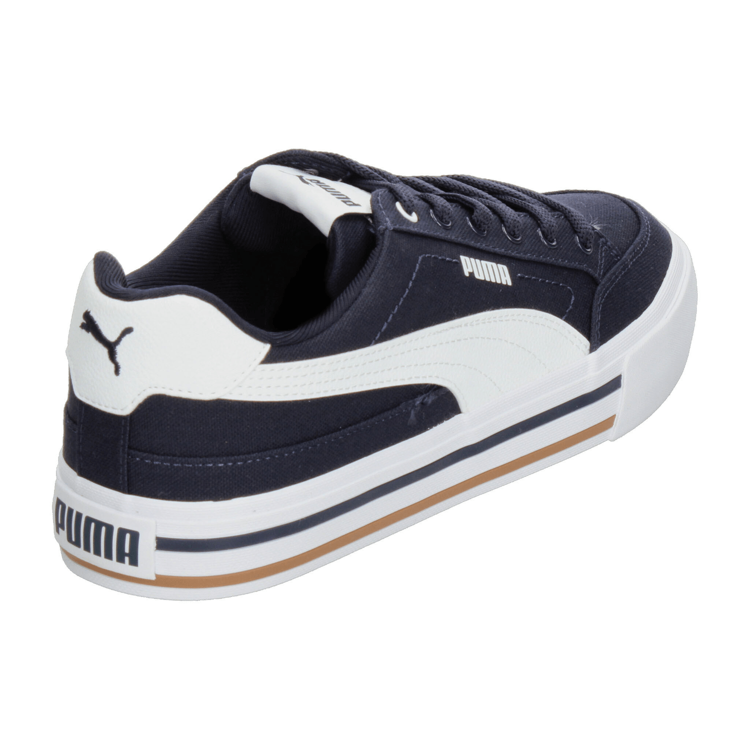 Tenis Puma Court Classic Vulc Hombre Azul Casual Caballero — imagen 4