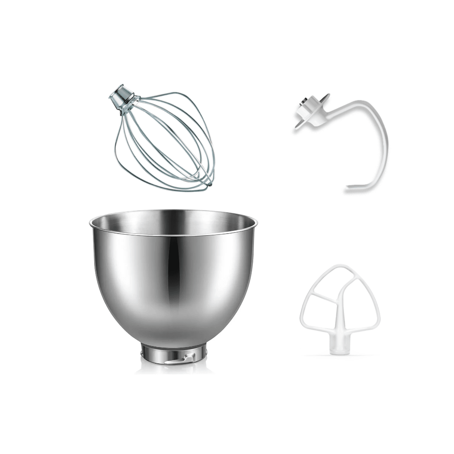 Batidora de Pedestal KitchenAid K45SSWH 10 Velocidades — imagen 5