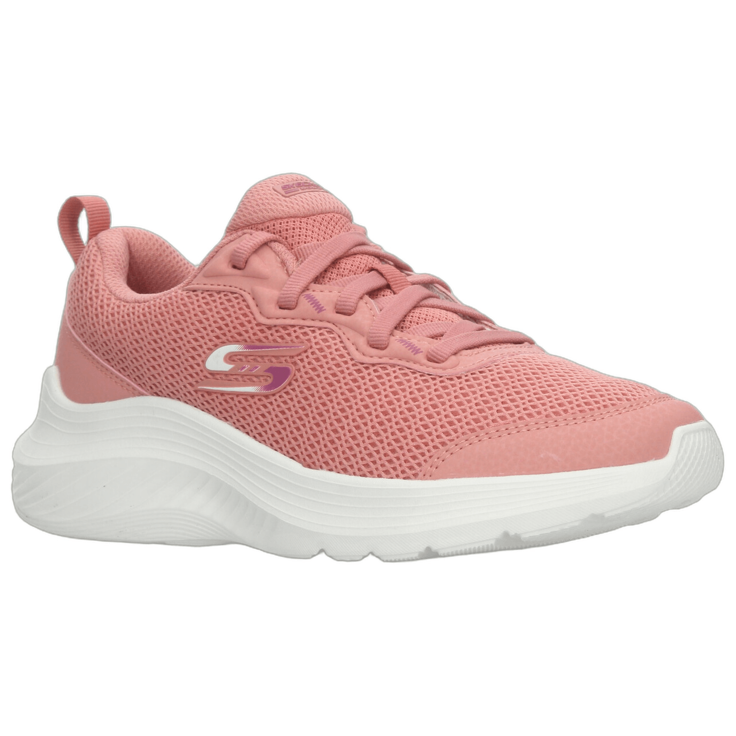 Tenis Skechers Bobs Squad Waves Dama Salmon Deportivo Mujer — imagen 3