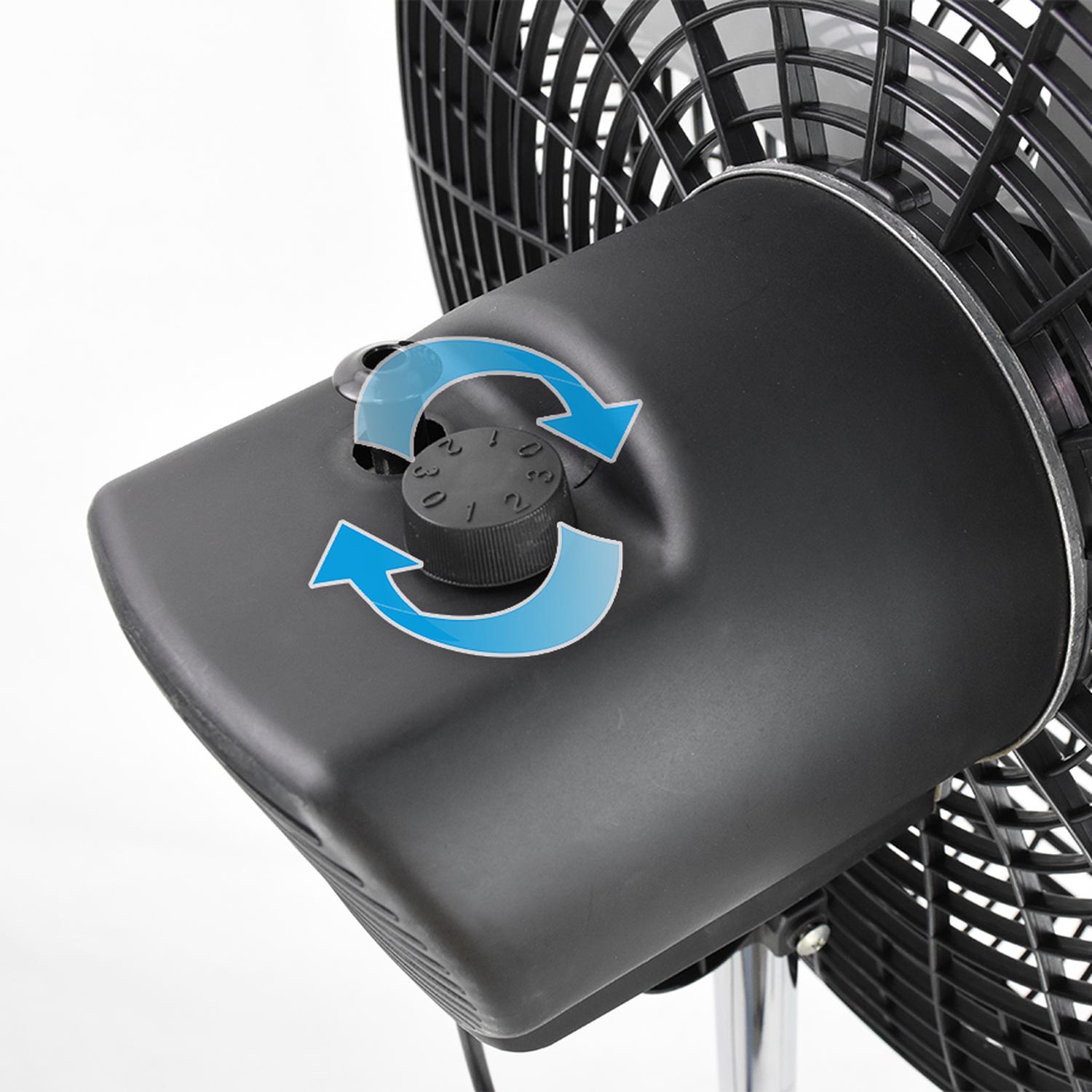 VENTILADOR PEDESTAL MYTEK 3404 18 PUL 5 ASPAS 120w — imagen 2