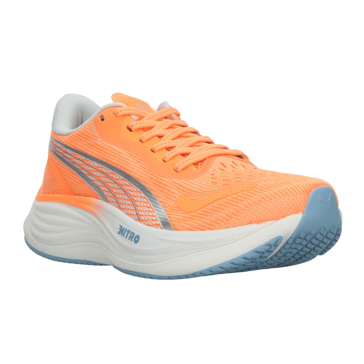 Tenis Puma Velocity Nitro 3 Dama Running Naranja Mujer — imagen 4