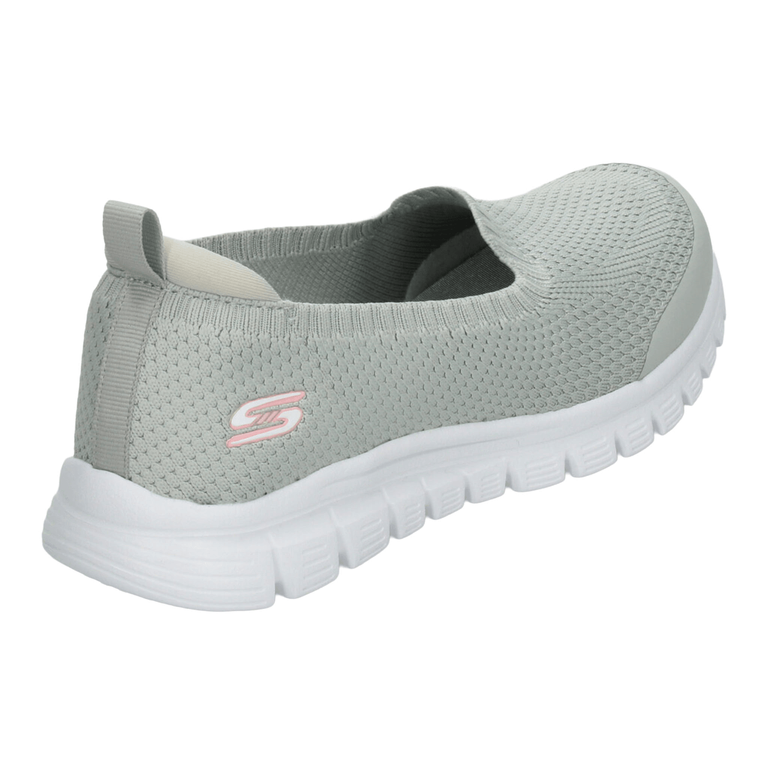 Tenis Skechers Graceful Dama Deportivo Slip On Gris Mujer — imagen 3