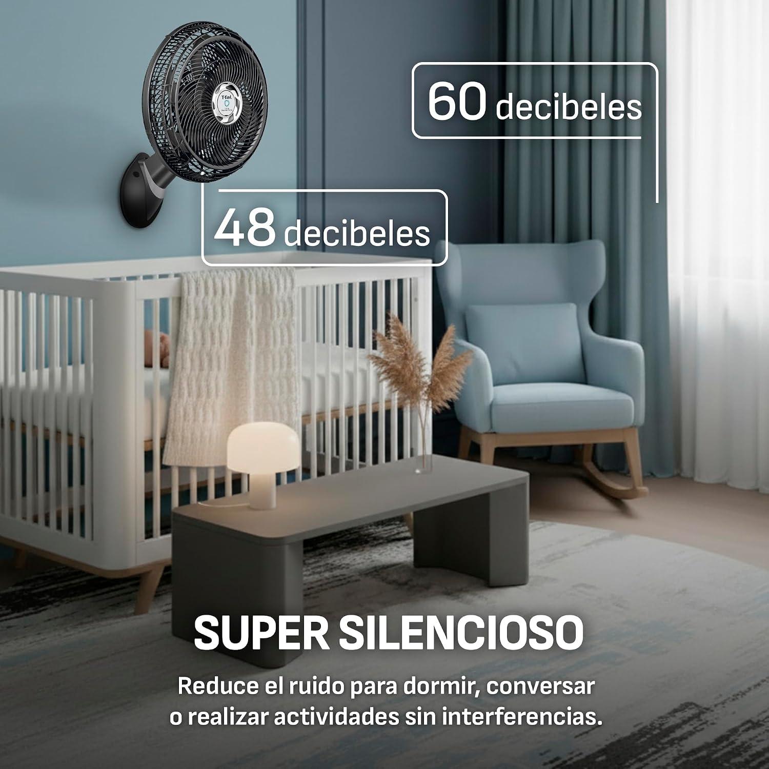 Ventilador de Pedestal T-Fal VE34W0X0 18 Pulgadas 3 en 1 — imagen 4