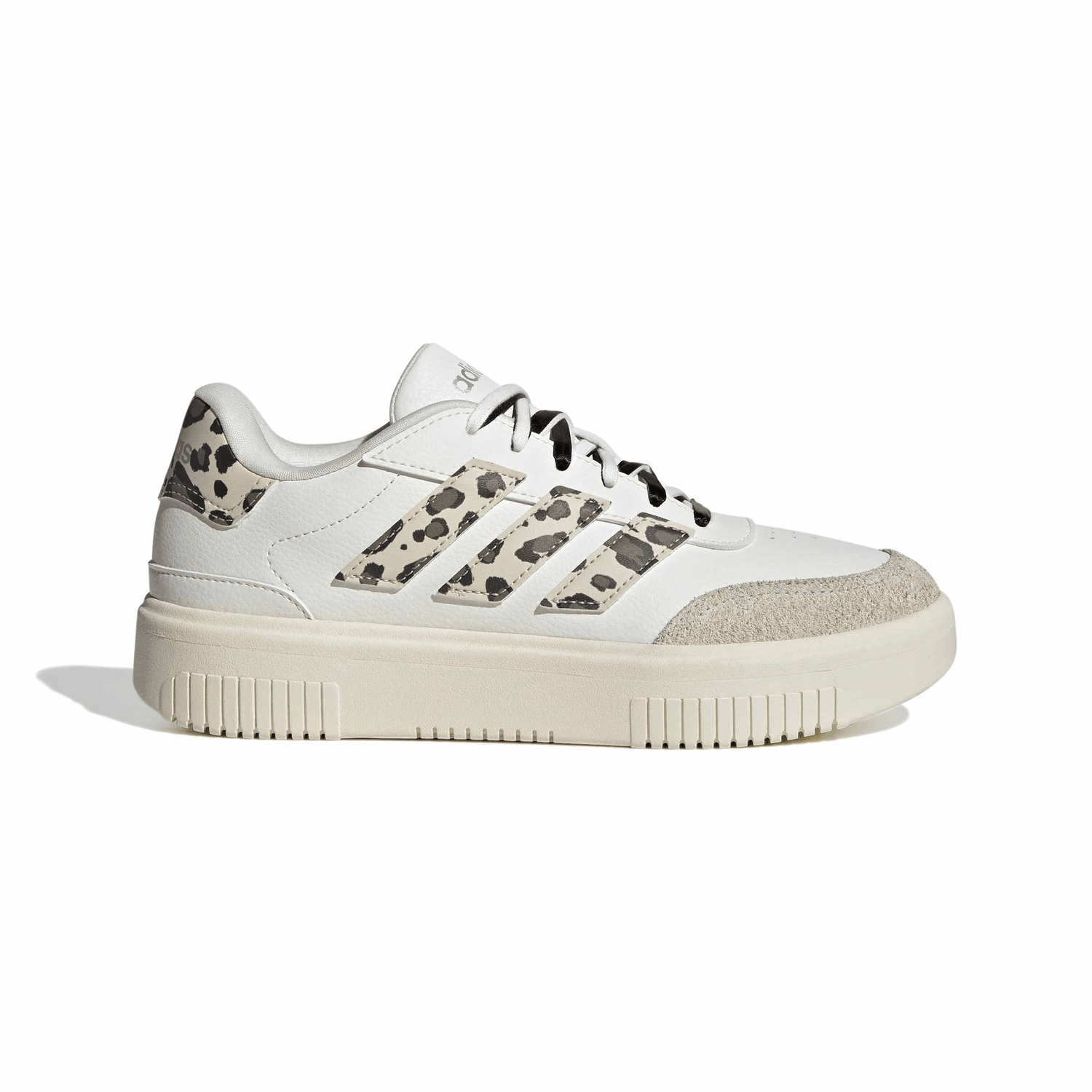 Tenis Adidas Courtblock Dama Blanco Casual Animal Print Mujer — imagen 2