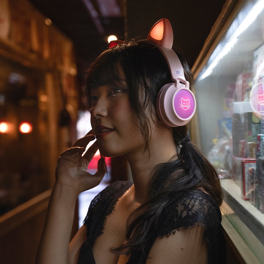 Audífonos Inalámbricos On Ear Katu STF 5hrs Uso Rosa — imagen 6