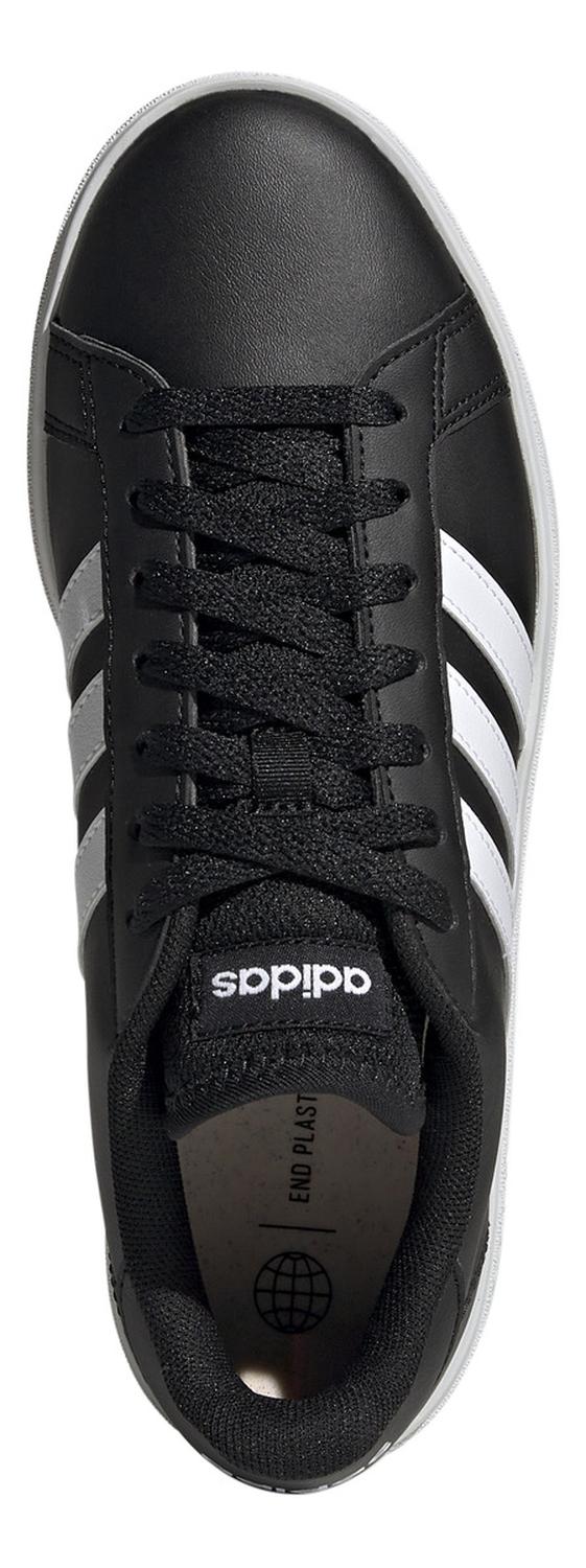 Tenis adidas Grand Court Dama Casual Negro Con Blanco Mujer — imagen 5