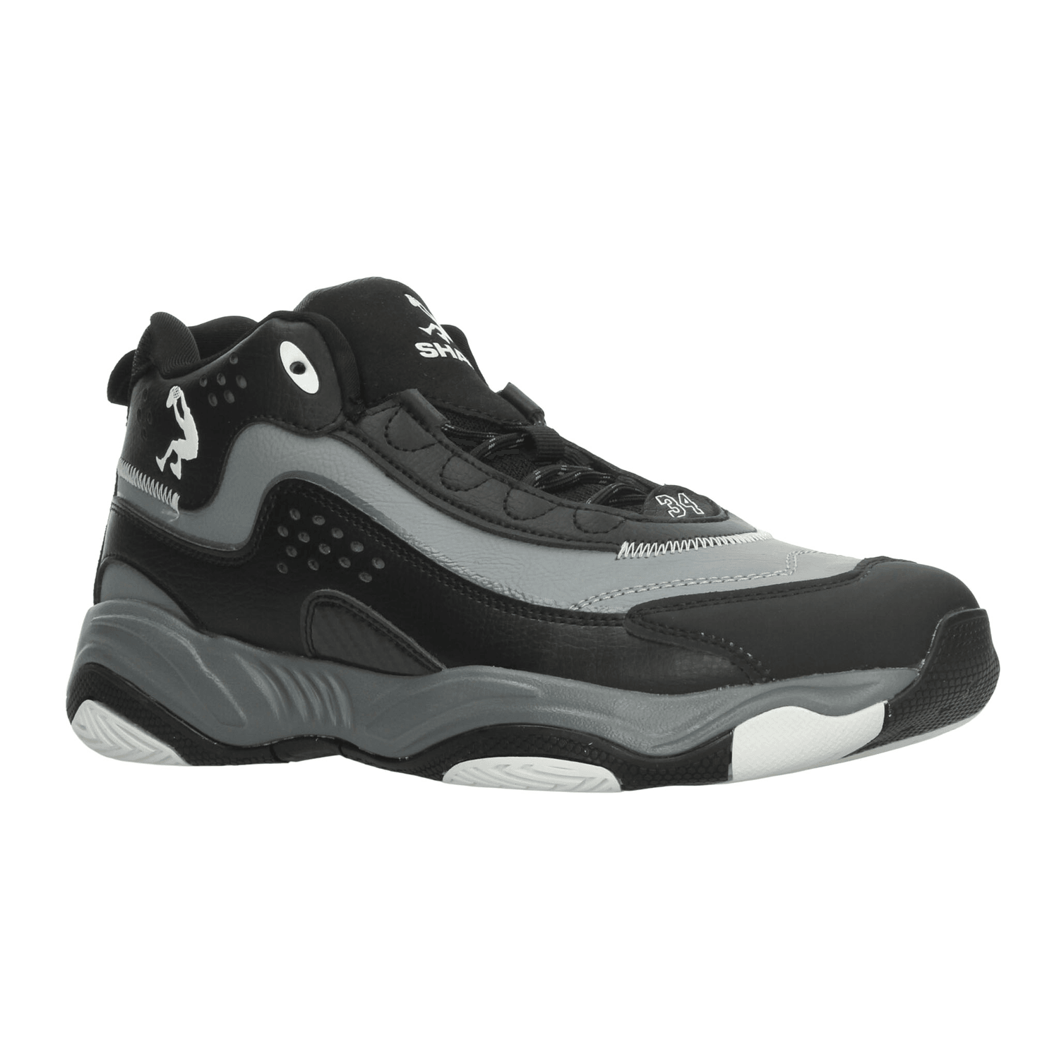 Tenis Hombre Shaq Spin Low Negro Deportivo Caballero — imagen 3