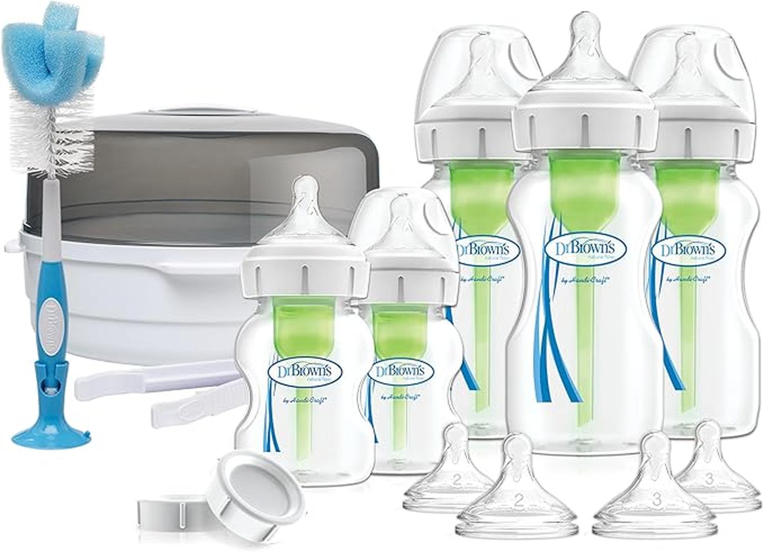 Kit Biberones Anticólicos+Cepillo+Esterilizador Dr. Brown's — imagen 4