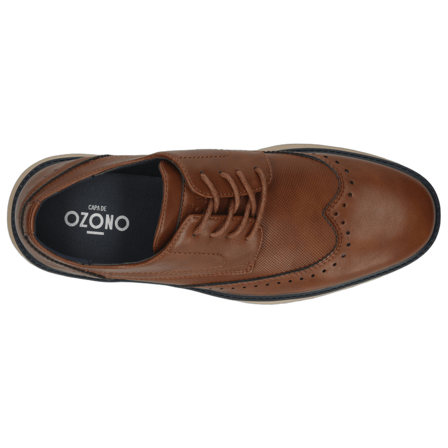Zapato Ozono Hombre Café Casual Para Caballero — imagen 9