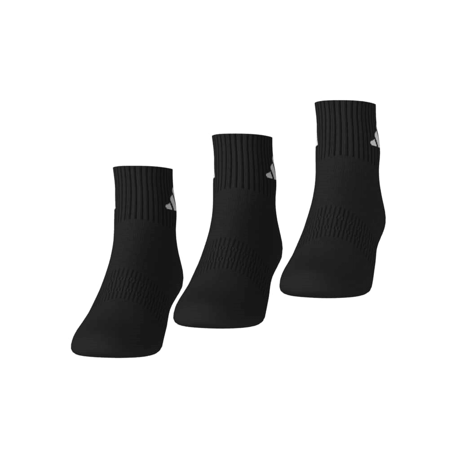 Calcetines Adidas Cushioned Casual 3 Pares Negro Unisex — imagen 10