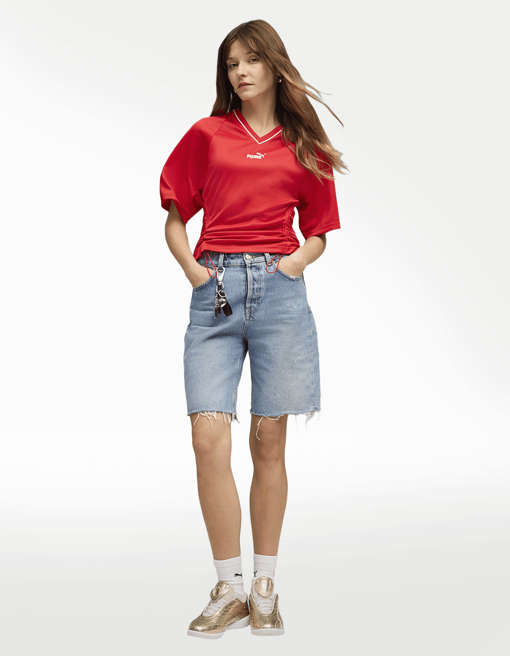 Jersey Puma Future.Archive Rojo - Mujer — imagen 4