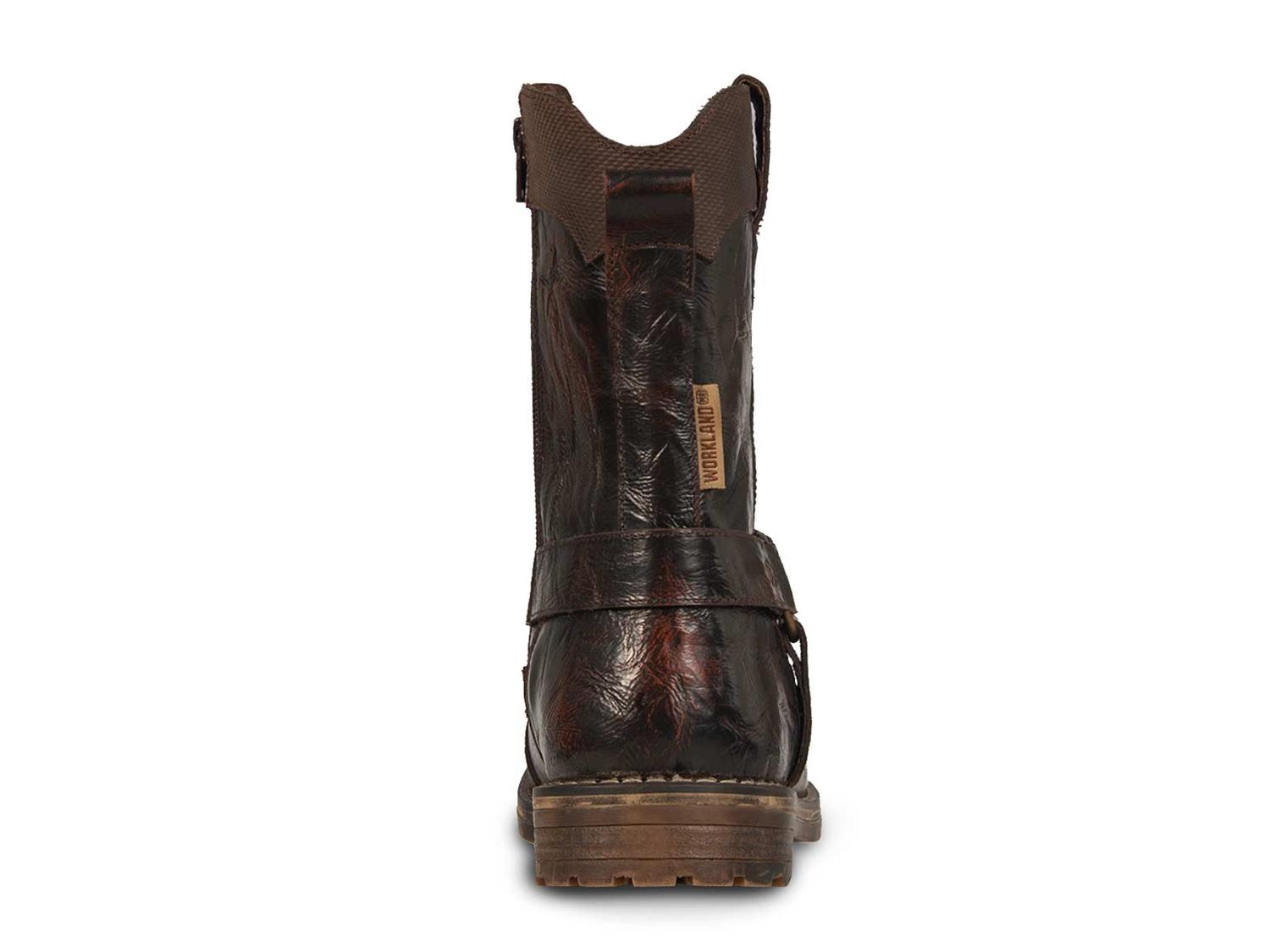 Bota hombre biker motociclista vaquera choper WKL 89740 Café — imagen 5
