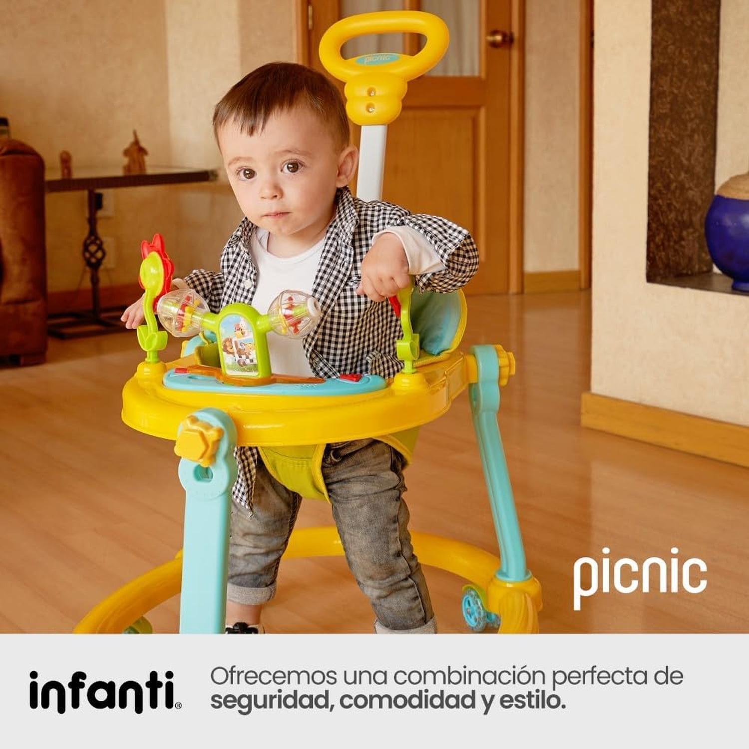 Andadera Infanti Picnic llantas Azul + Funko Pokemon Regalo — imagen 10