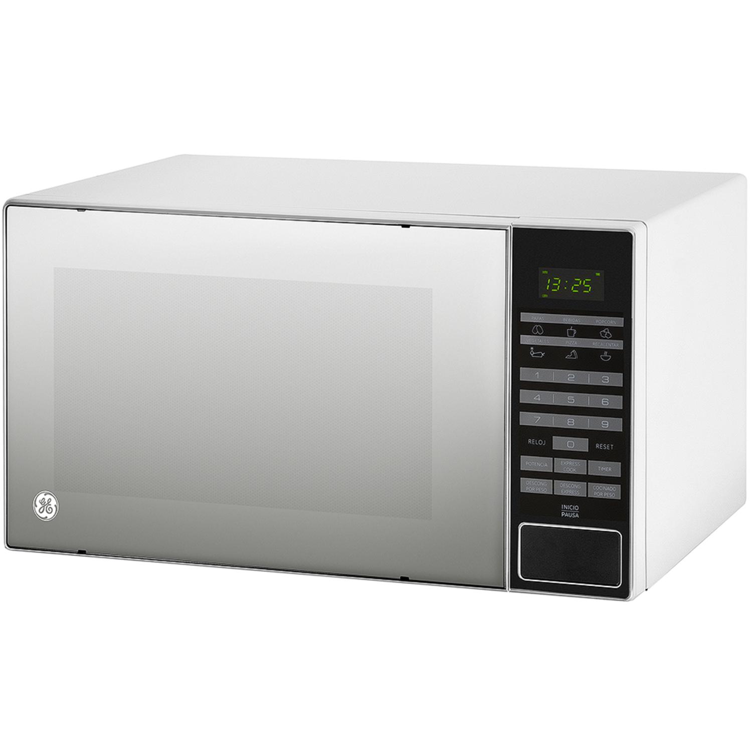 Microondas GE JES11W 1.1 Pies Digital Espejo Blanco — imagen 3