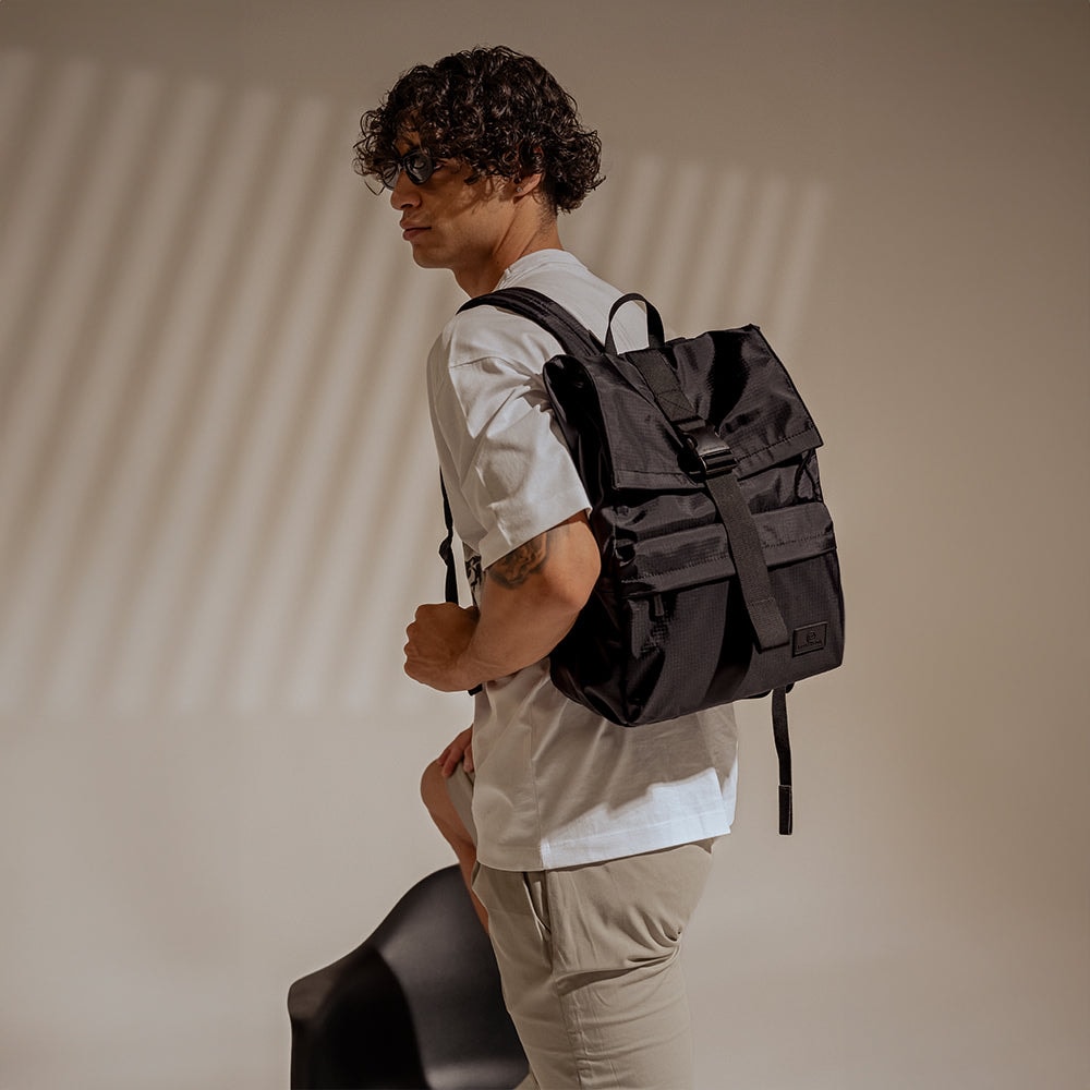 Mochila para laptop CoolCapital Rizz 15.6" pulgadas Negro — imagen 3