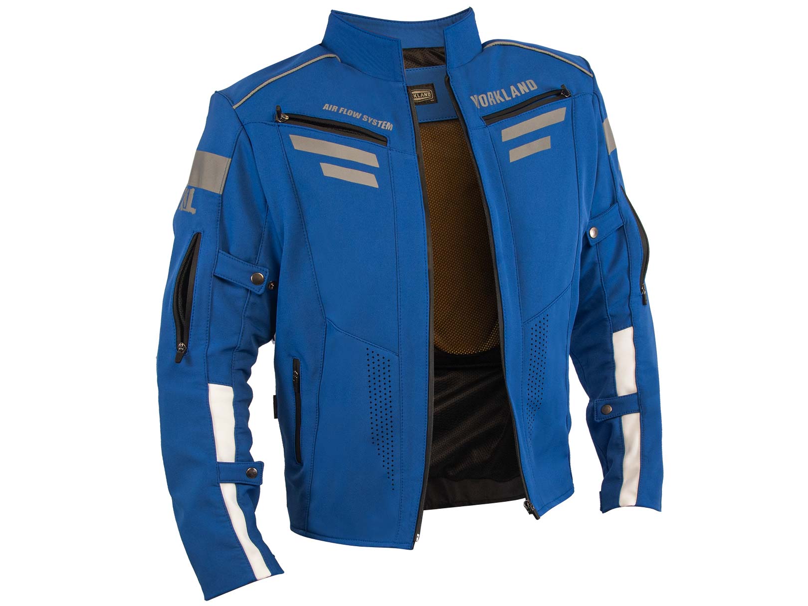 Chamarra motociclista hombre protecciones impermeable WKL Ar — imagen 14