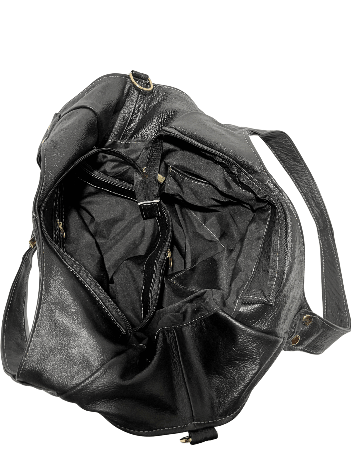 Bolsa De Piel Legitima Original Grande Tote De Hombro Jf70 — imagen 9