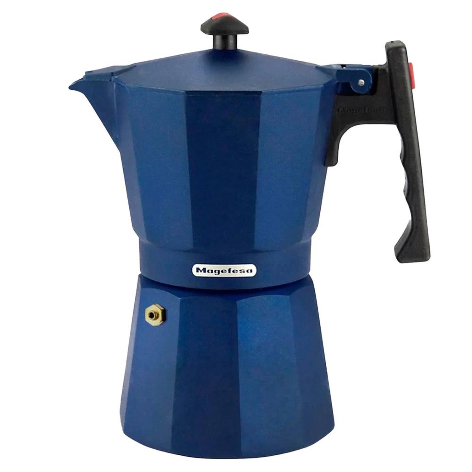 Cafetera Tetera Italiana Magefesa Colombia para 6 Tazas Azul — imagen 1