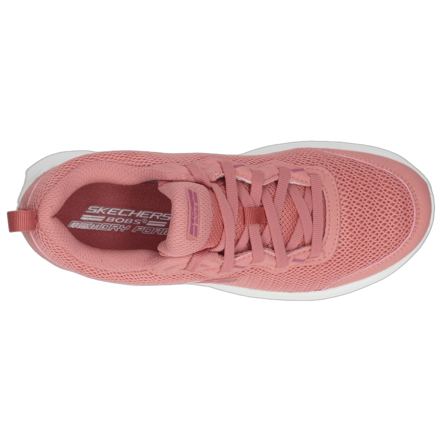 Tenis Skechers Bobs Squad Waves Dama Salmon Deportivo Mujer — imagen 9