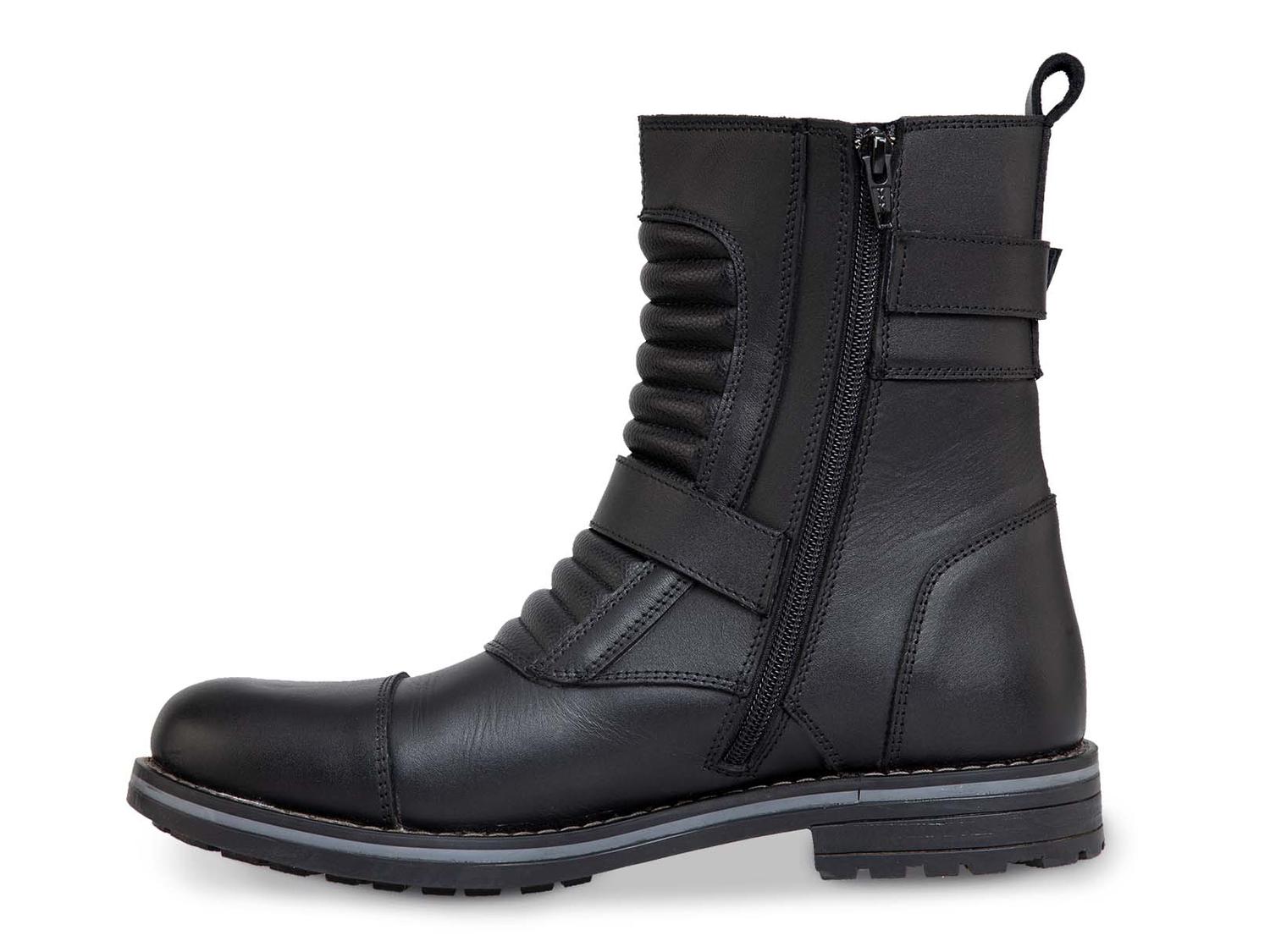Bota Biker Hombre Moto caballero Casual Workland 89737 Negro — imagen 4